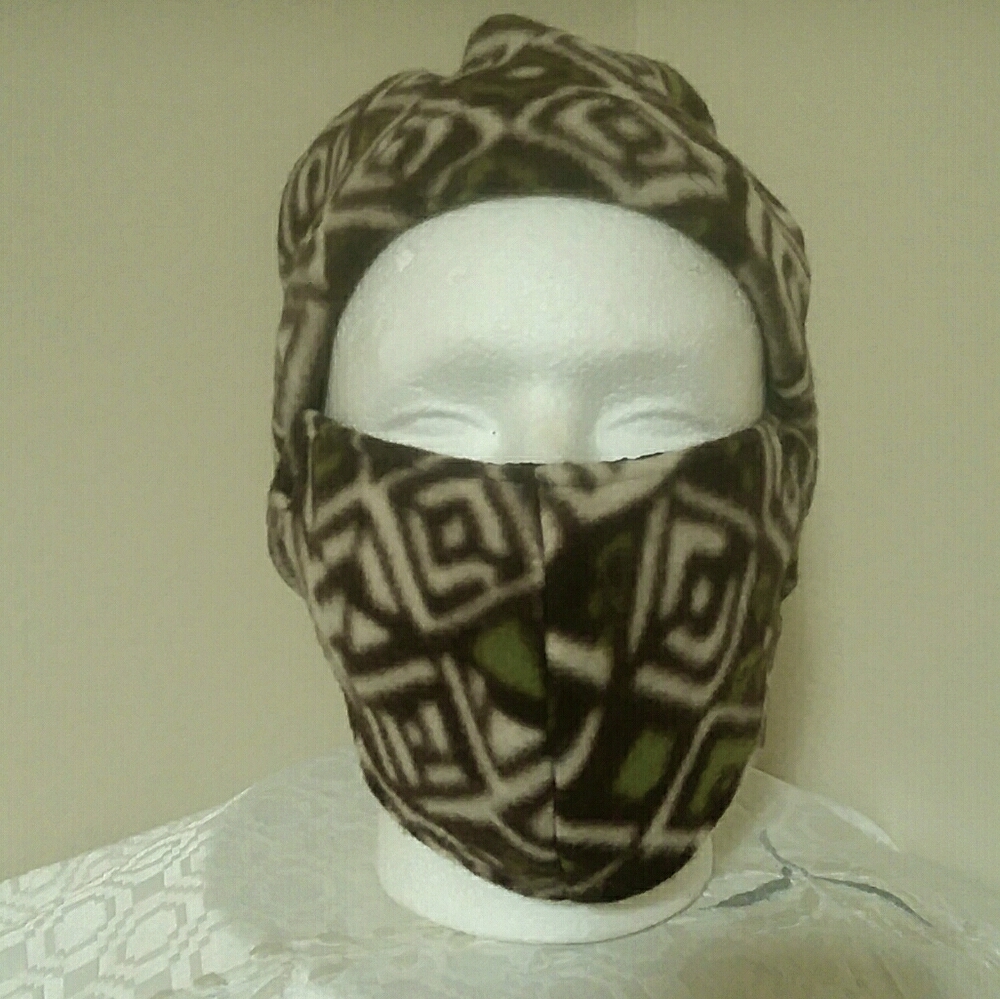 Fleece hat and mask